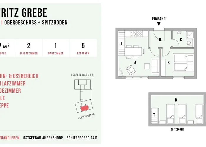 公寓 Strandleben 08 - Fritz Grebe 阿伦斯霍普